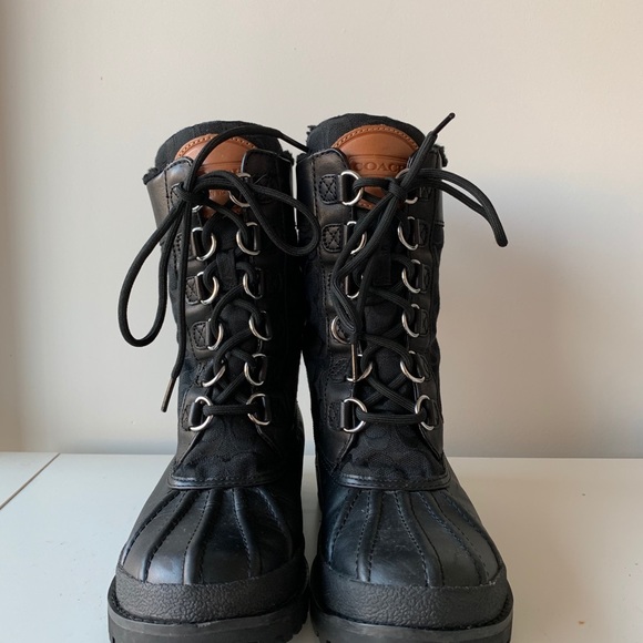 Coach Laura Winter Boots Sz 5.5 - Picture 2 of 9